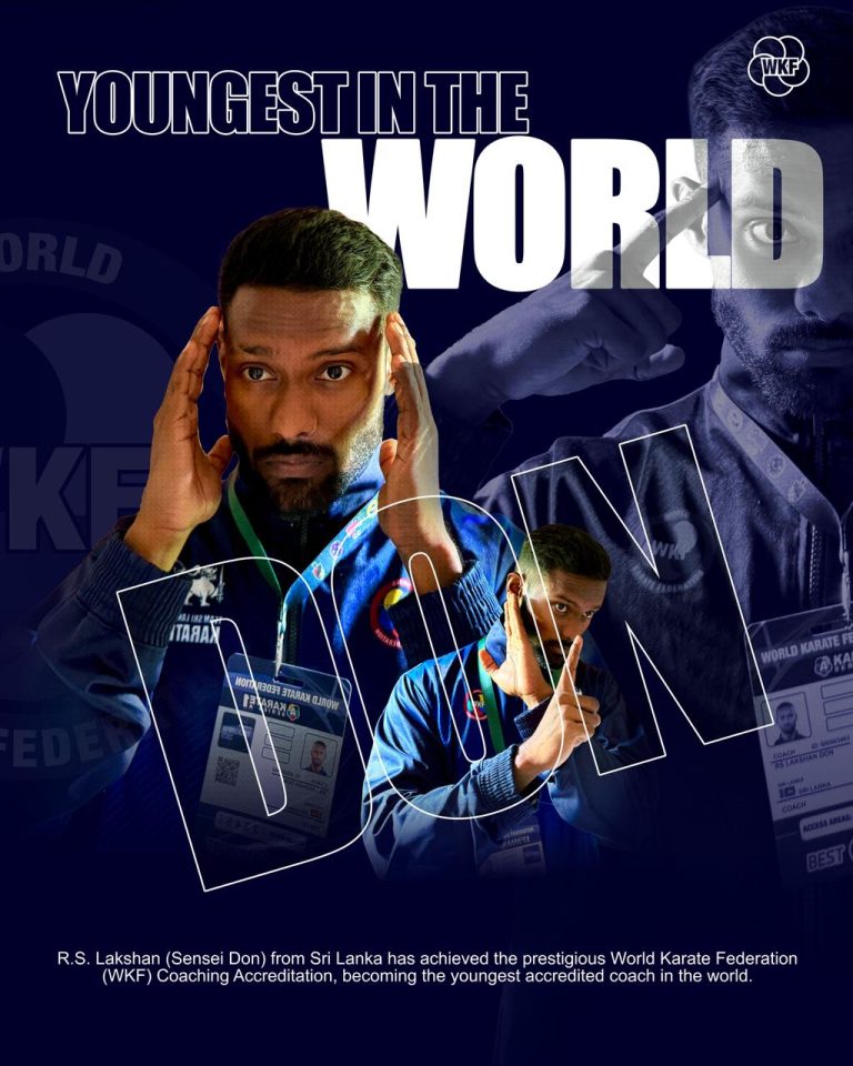 Lakshan Don Becomes WKF Accredited Coach
